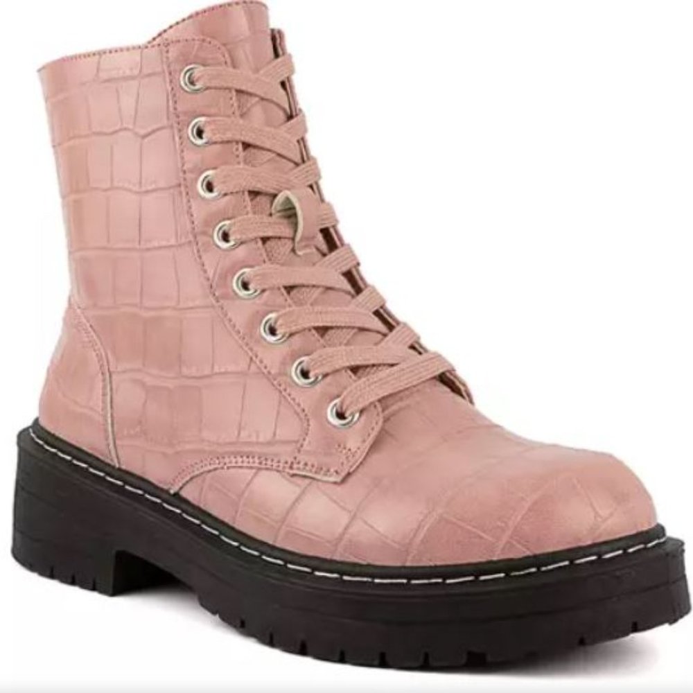 Kaedy Combat Boots - Wide Width